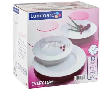 Набор посуды LUMINARC Every Day 18 предметов (G0566) - Фото 7